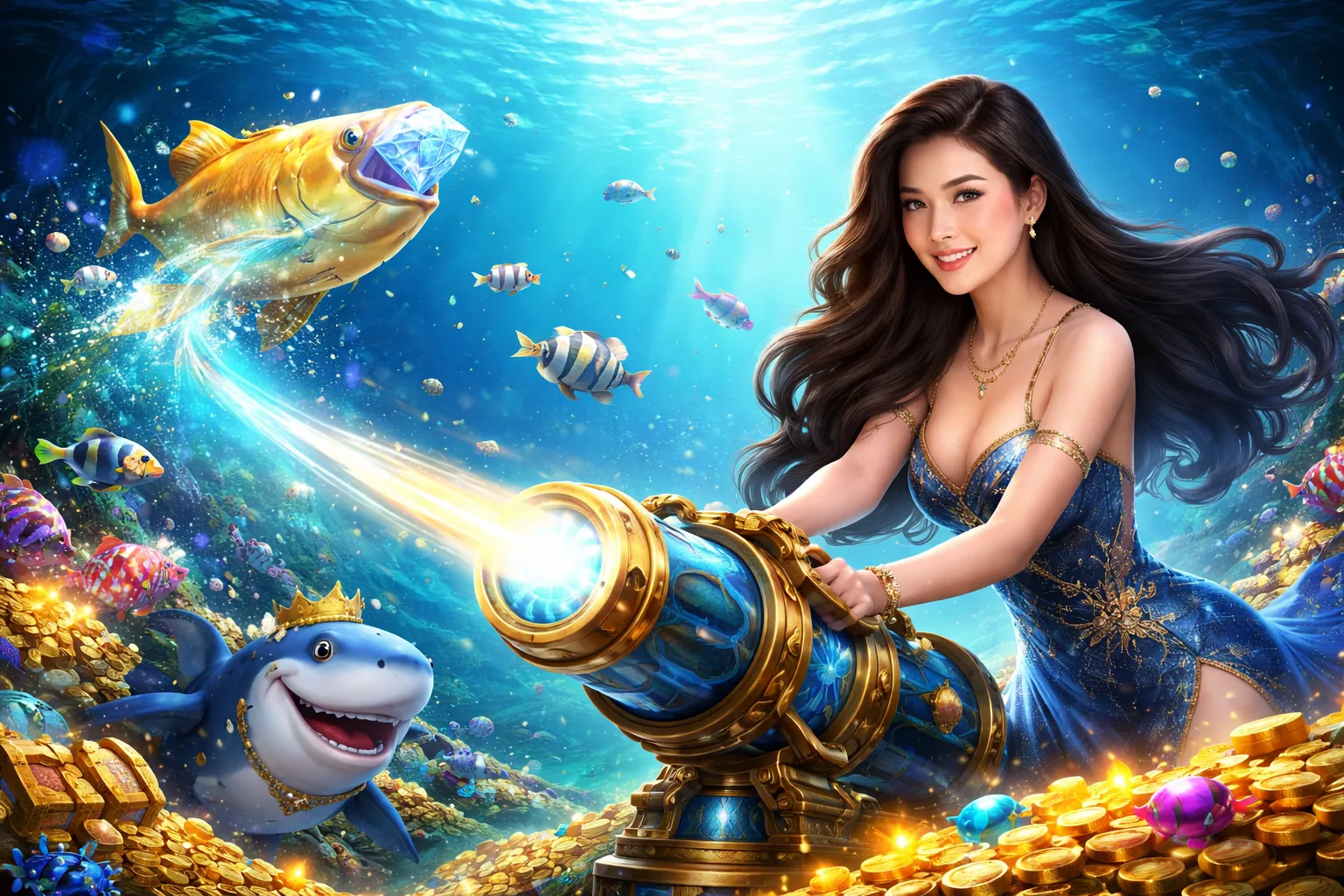 Hình ảnh chính trò chơi bắn cá zebet me